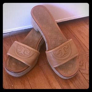 Tory Burch Fleming Espadrille Slides Size 7.5